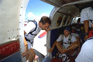 cd232_07_get-in.GIF 4/16/96 Colour 0232 Tandem Skydiving in Turks & Caicos Islands cd 0232 7 Photo CD
