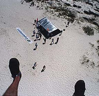 p0278_8_Skyfeet1.jpg 4/16/96 Colour 0232 Tandem Skydiving in Turks & Caicos Islands 101 21 Photo CD
